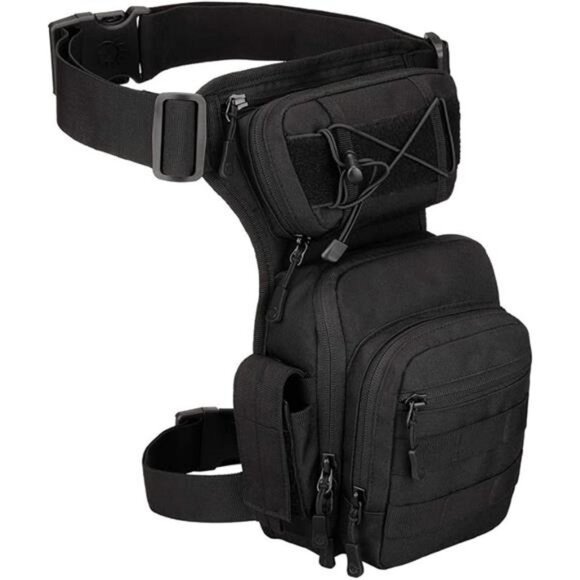 Tactical Drop Leg Bag for Men Women Military Thigh Pouch Outdoor Motorcycle - Picture 6 of 6